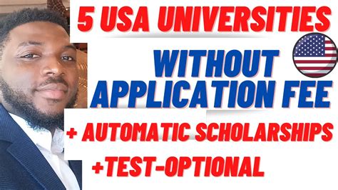 no application fee universities